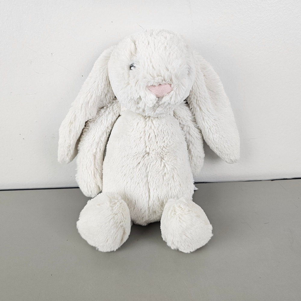 Jellycat London Bashful Bunny Cream White Stuffed Animal Plush 12 Inch Medium